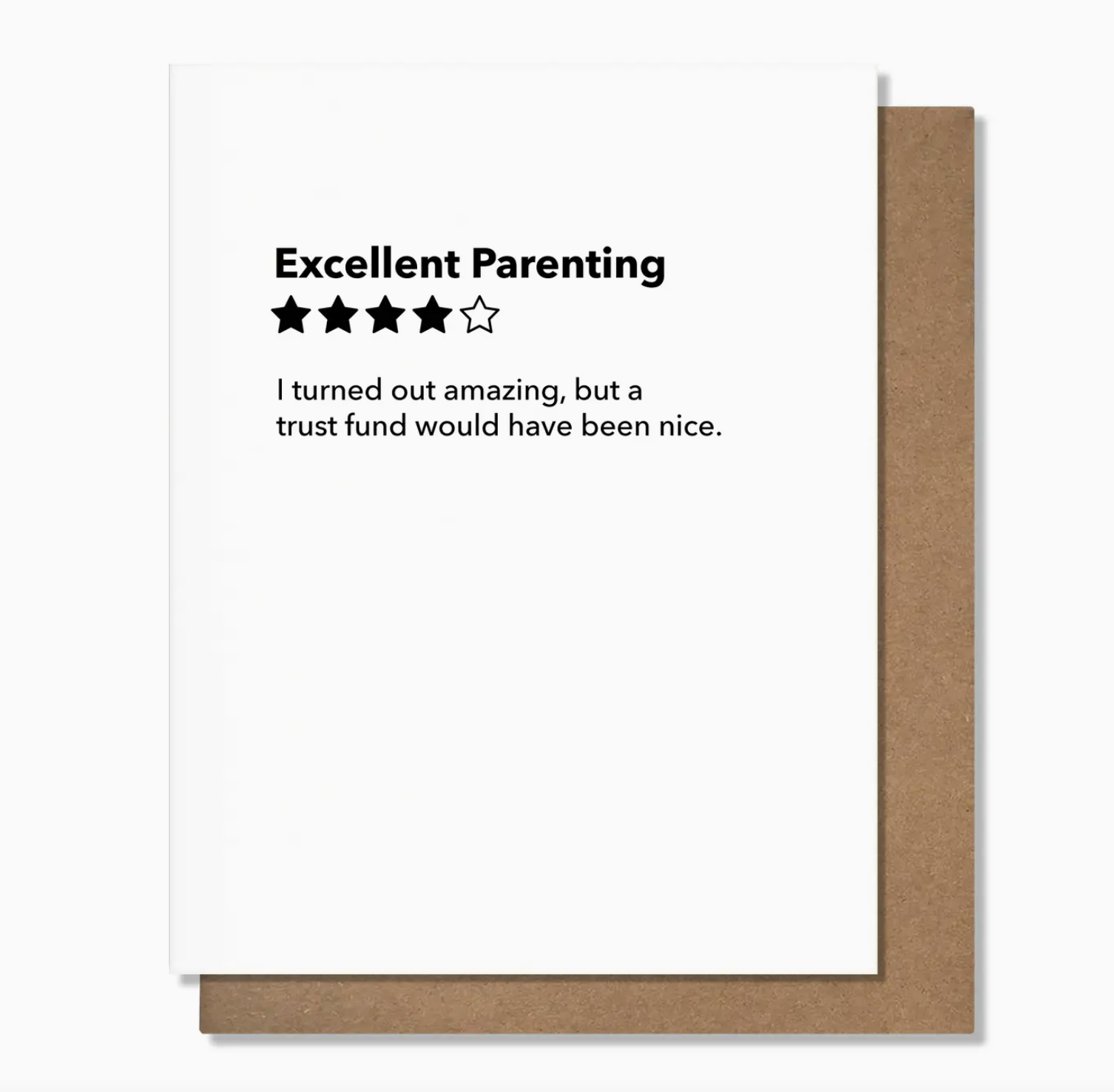 Excellent Parenting Card