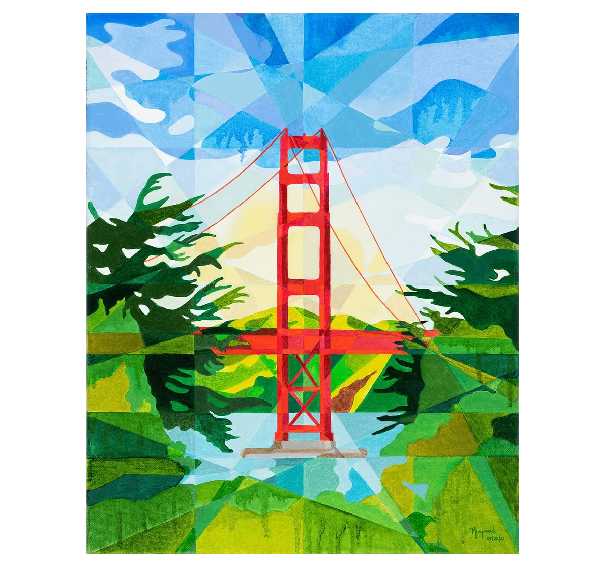 Golden Gate Art Print