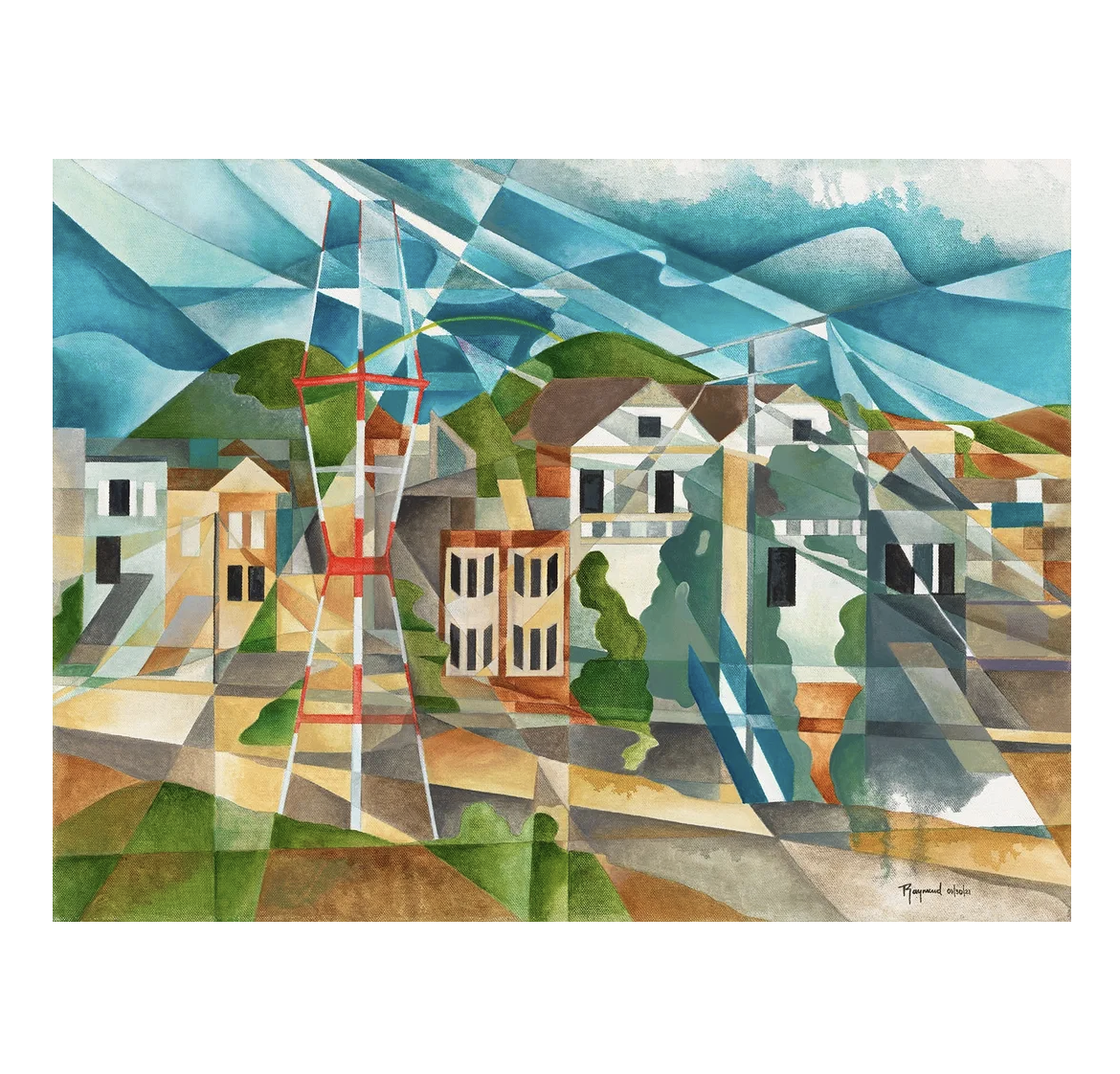 Neighborhood Sutro Art Print