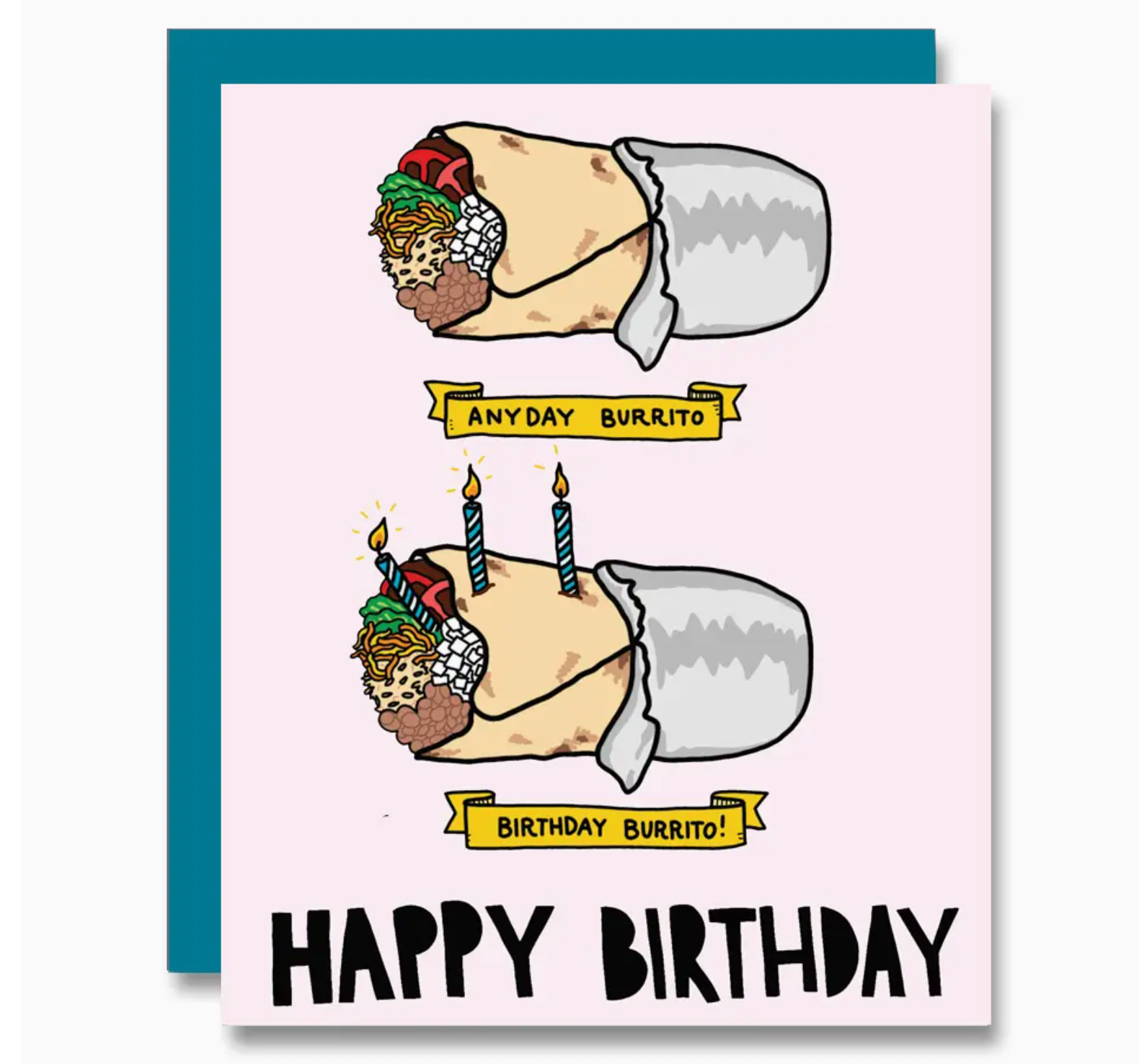 Burrito Birthday Greeting Card
