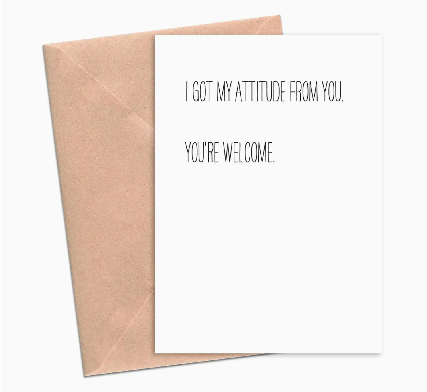 My Attitude greeting card