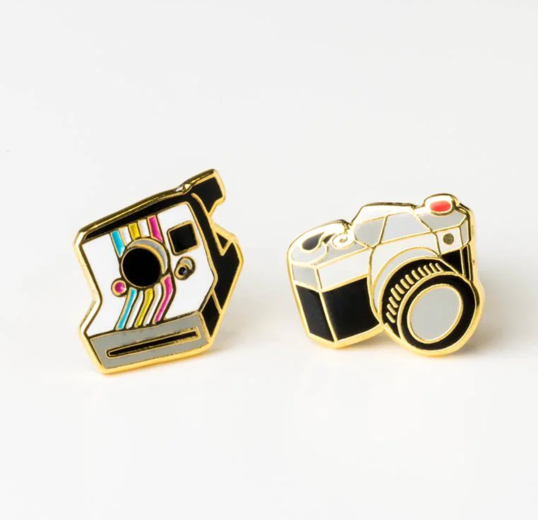 Cameras stud earrings