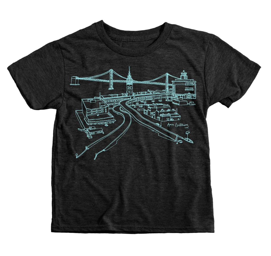 Ferry Building Kid's T-shirt