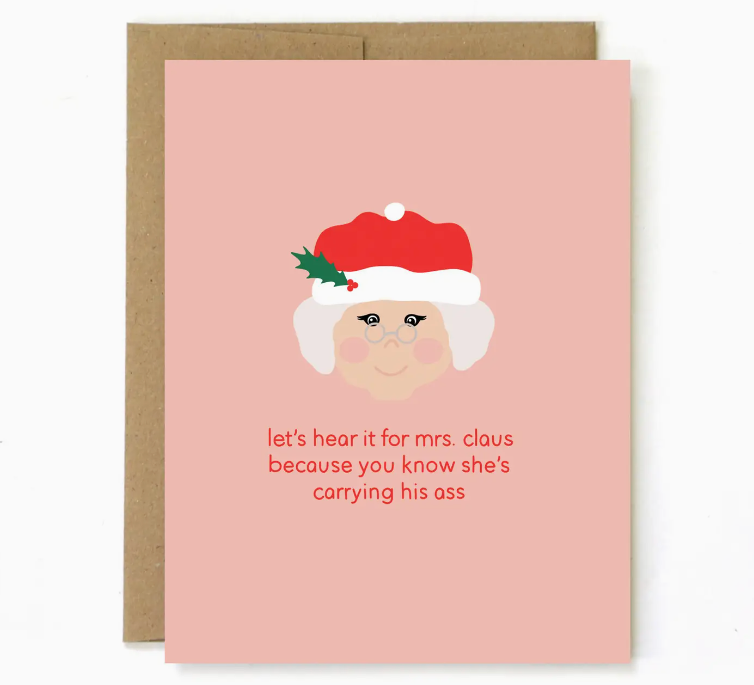 Mrs. Claus Greeting Card