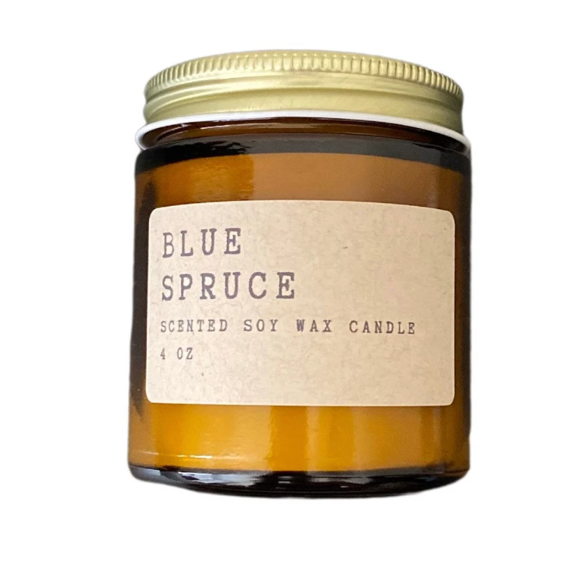 Blue Spruce Soy Wax candle