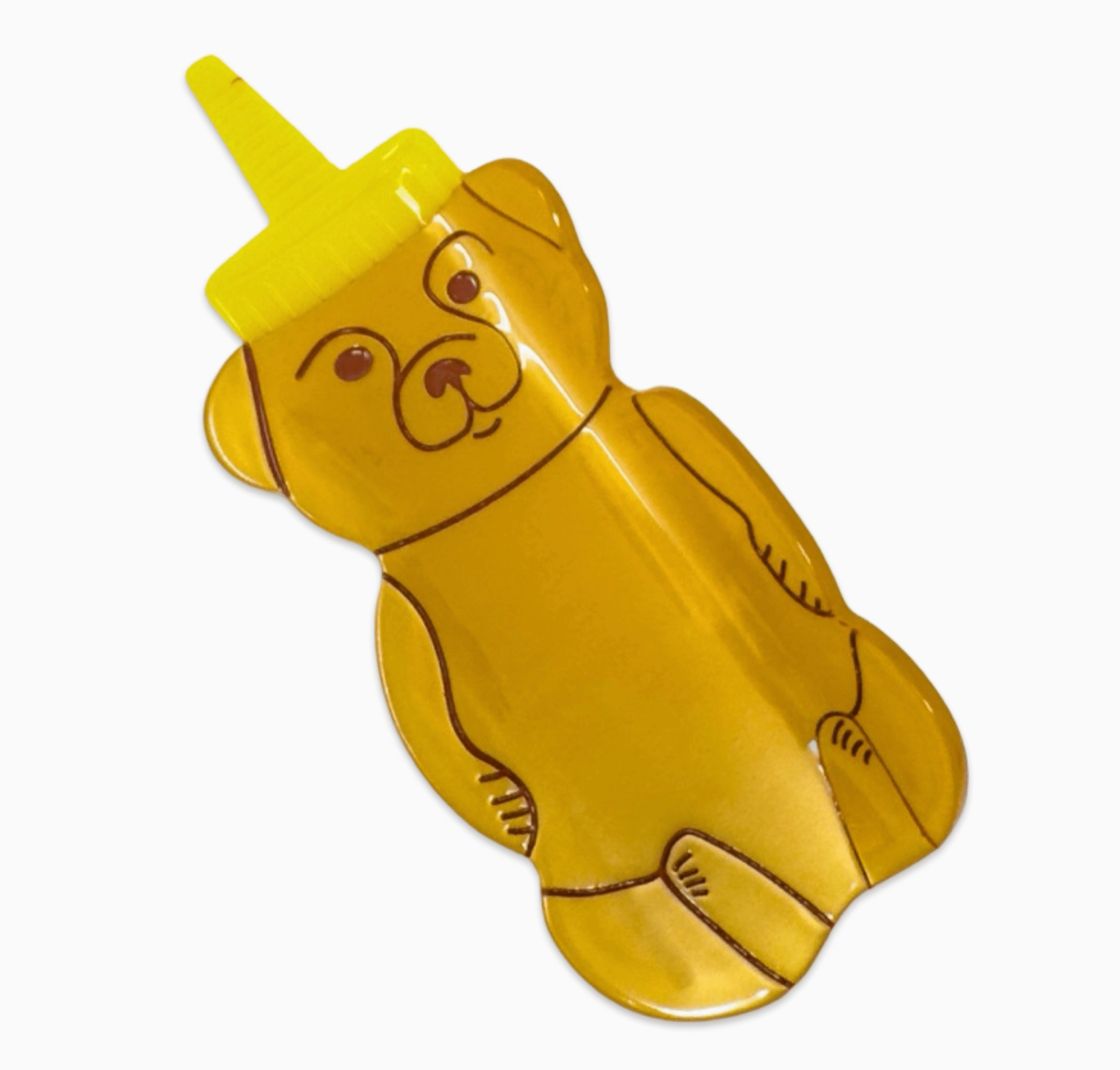 Honey Bear hair claw