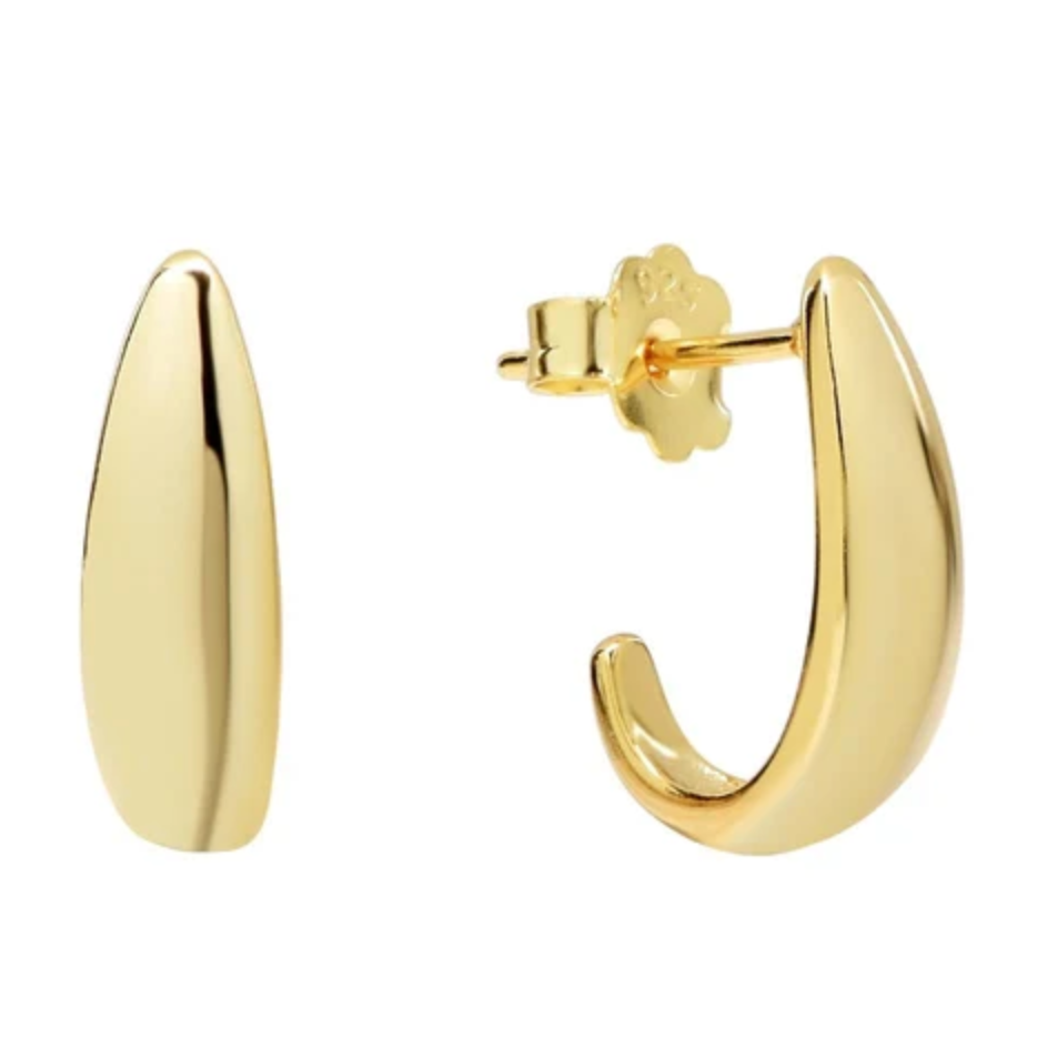 Curved Chunky stud Gold