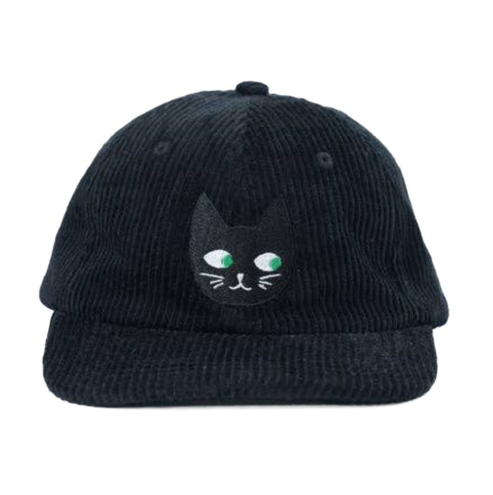 Black Cat Corduroy Hat Kids