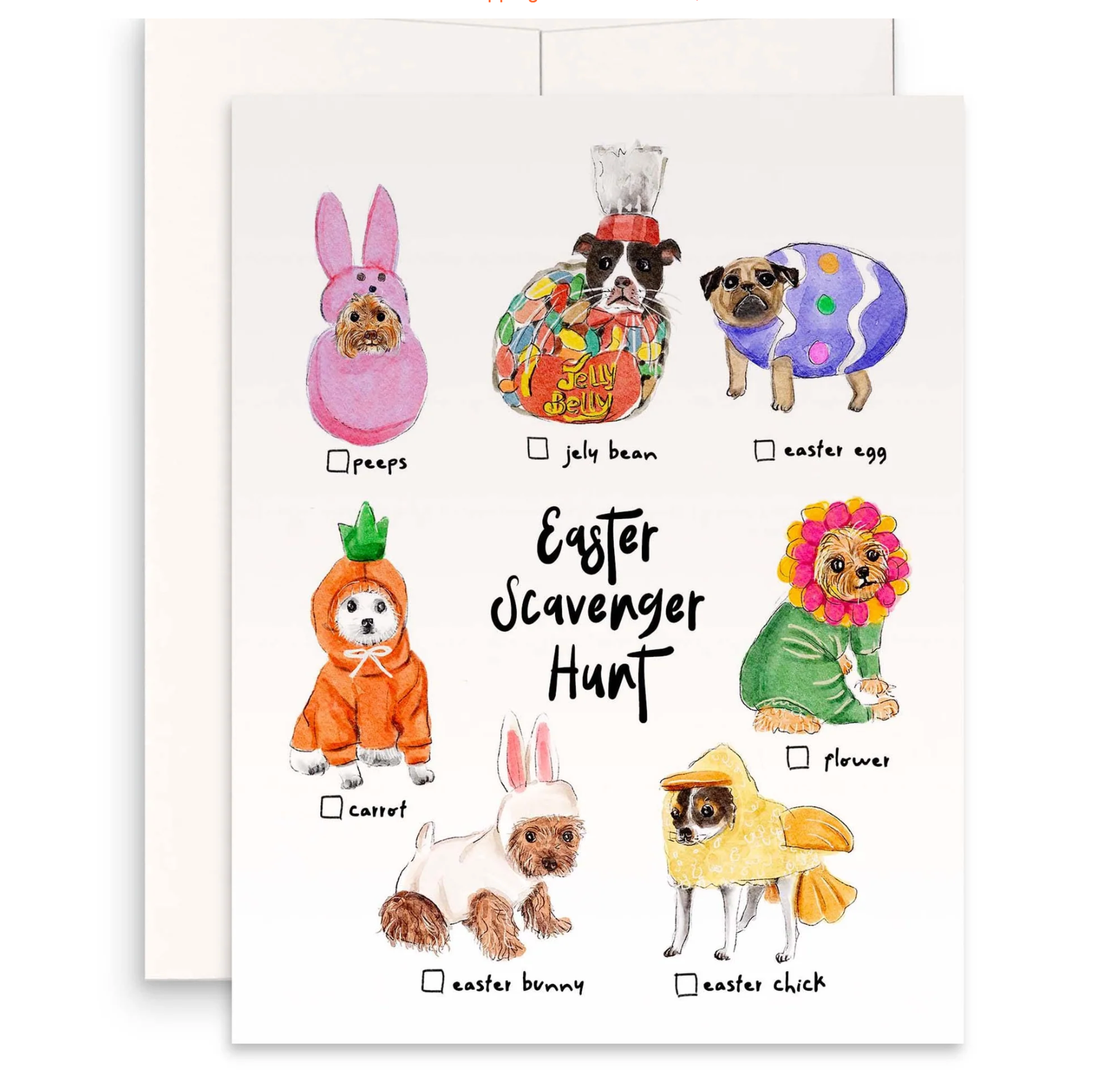 Easter Scavenger Greeting card