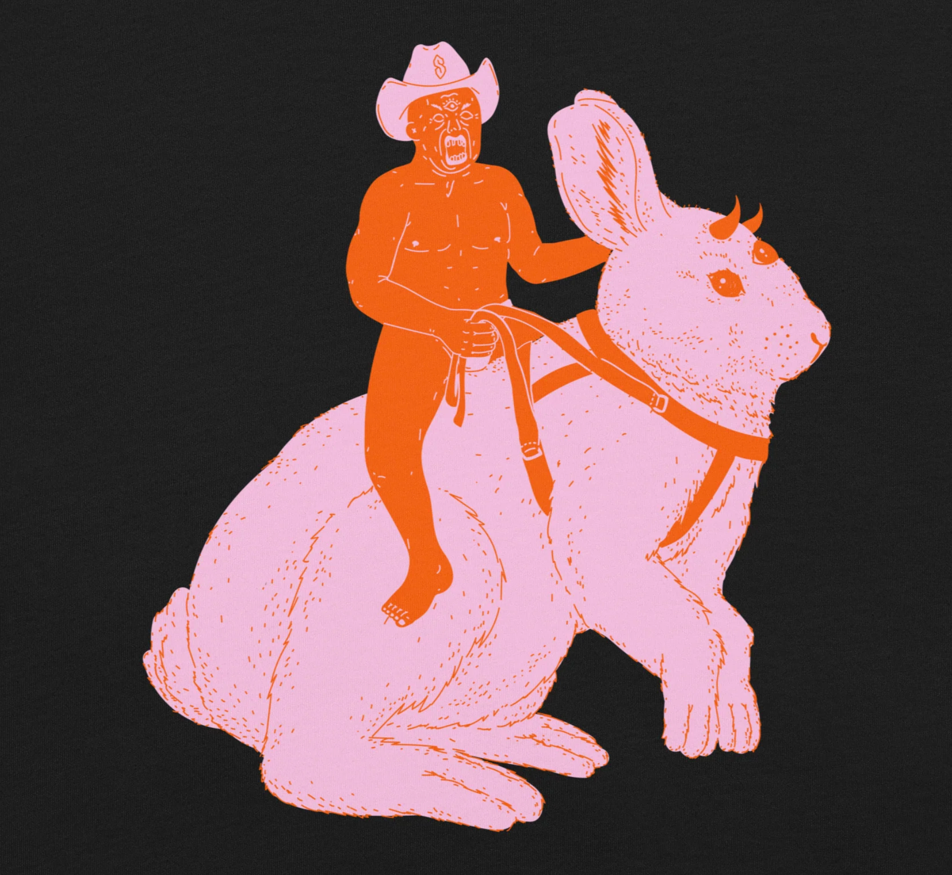 Cowboy Bunny Tshirt