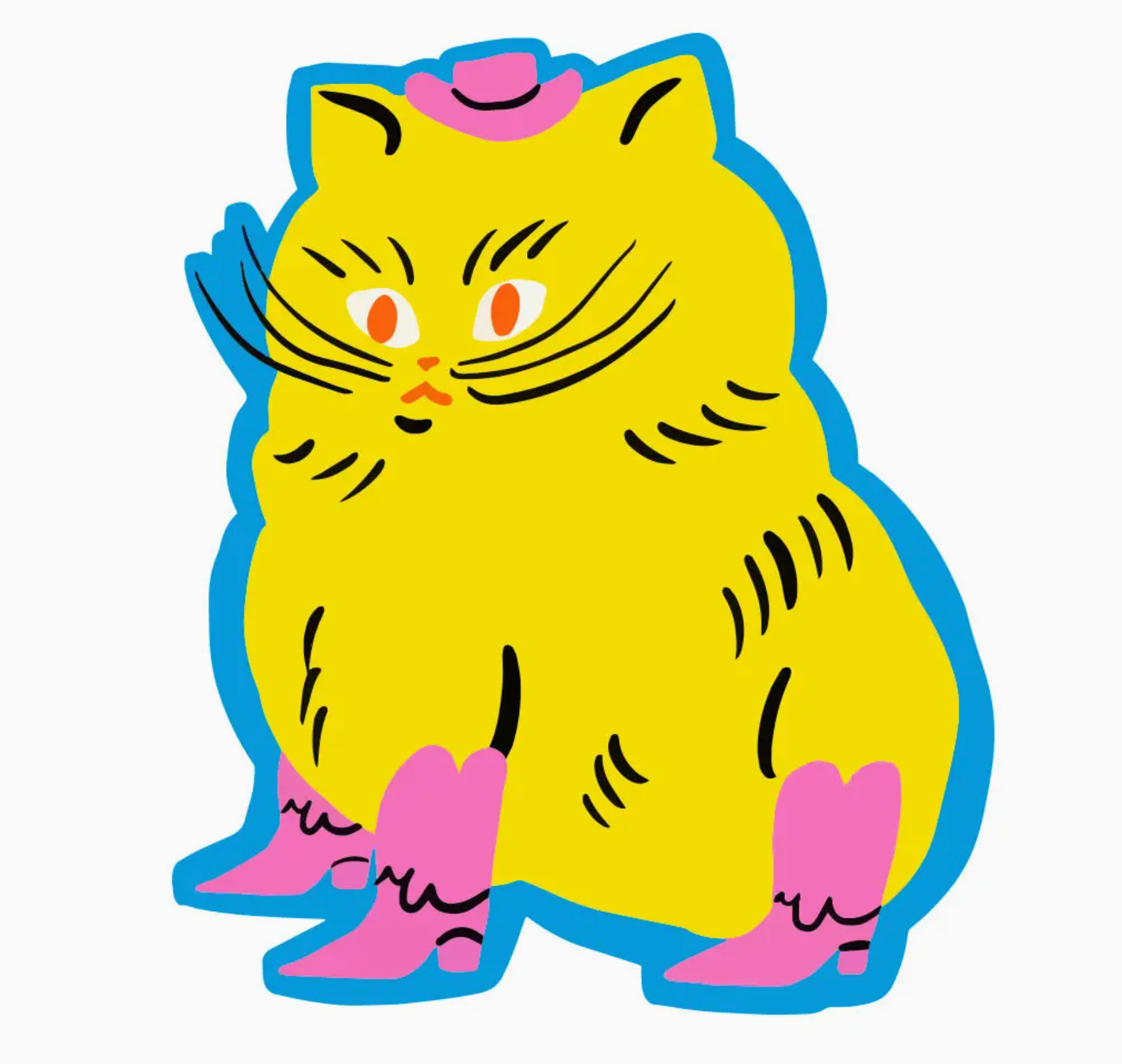 Kitten Boots sticker