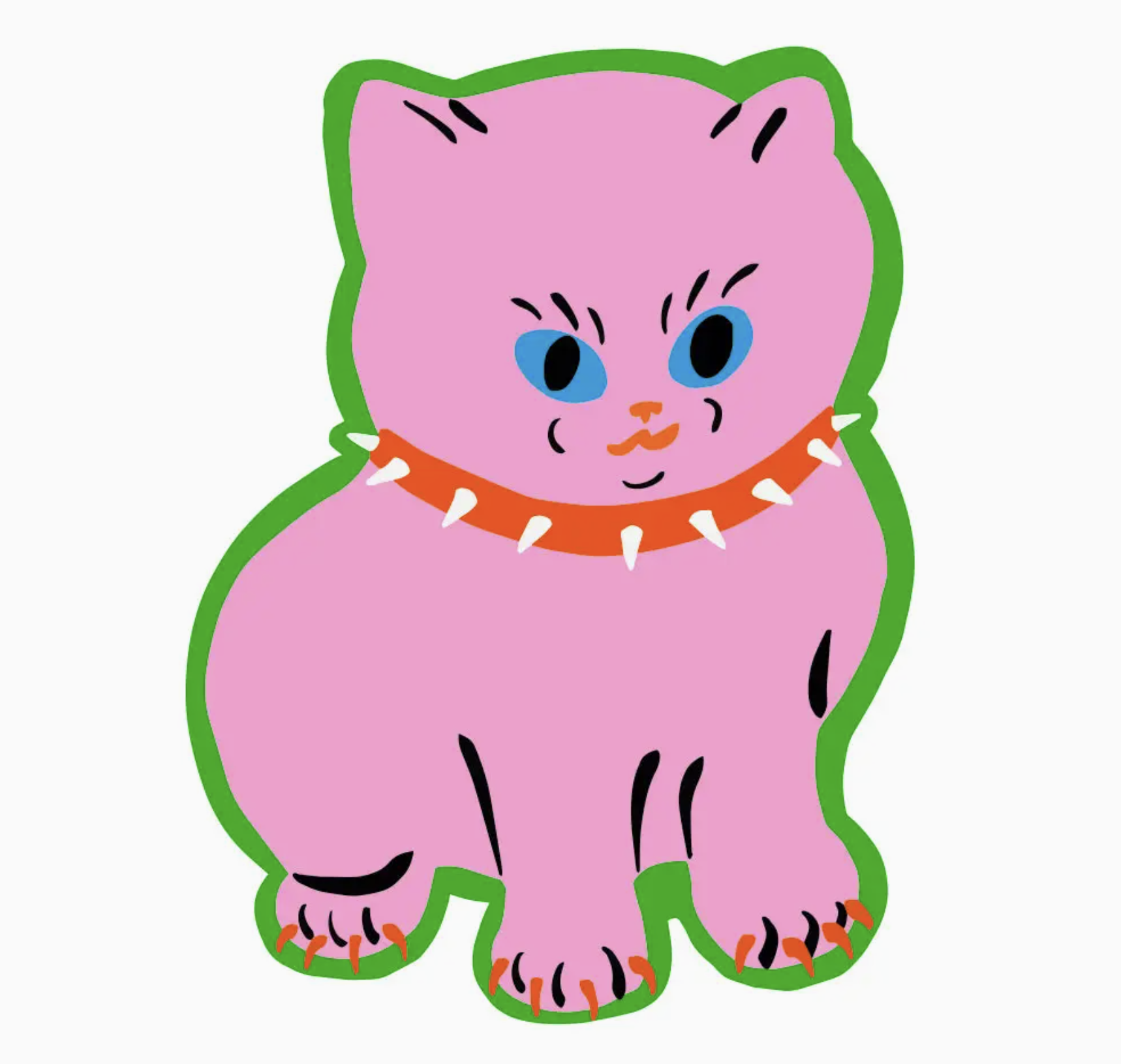 Spike Kitten sticker