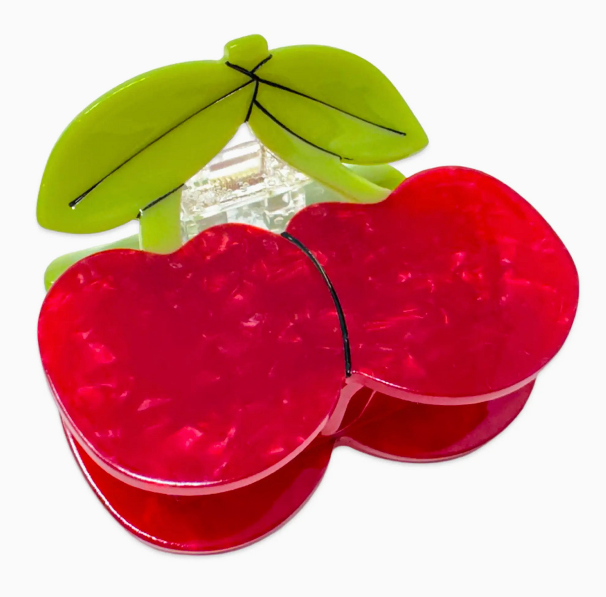 Cherry hair claw