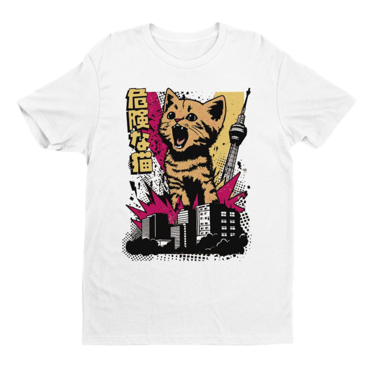 Kaiju Cat Mens Tshirt