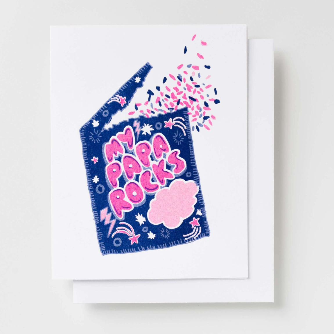 Papa Rocks Card