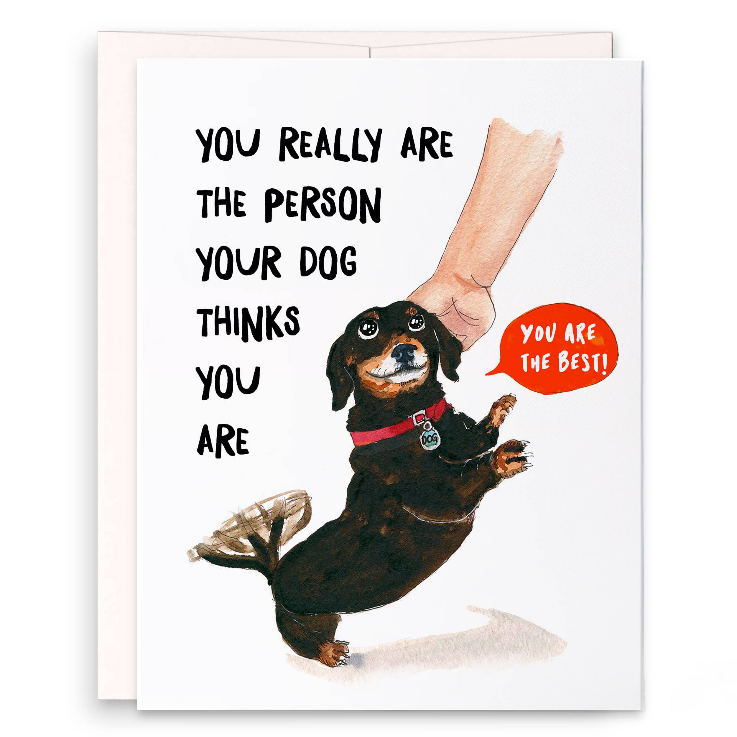 Best Dog Person Card