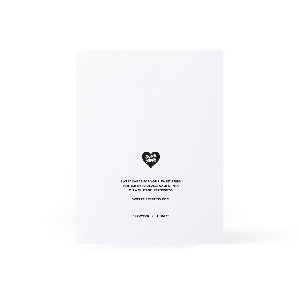 Blowout Birthday Card