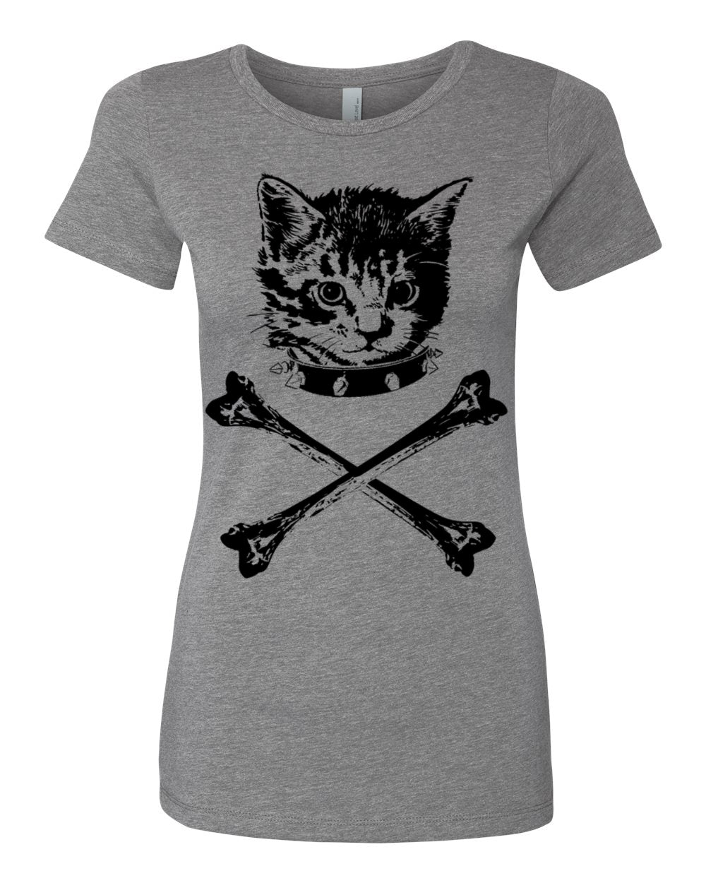 Kitten Xbones Womens Tshirt