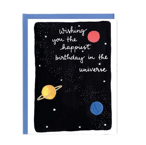 Birthday Universe Greeting Card