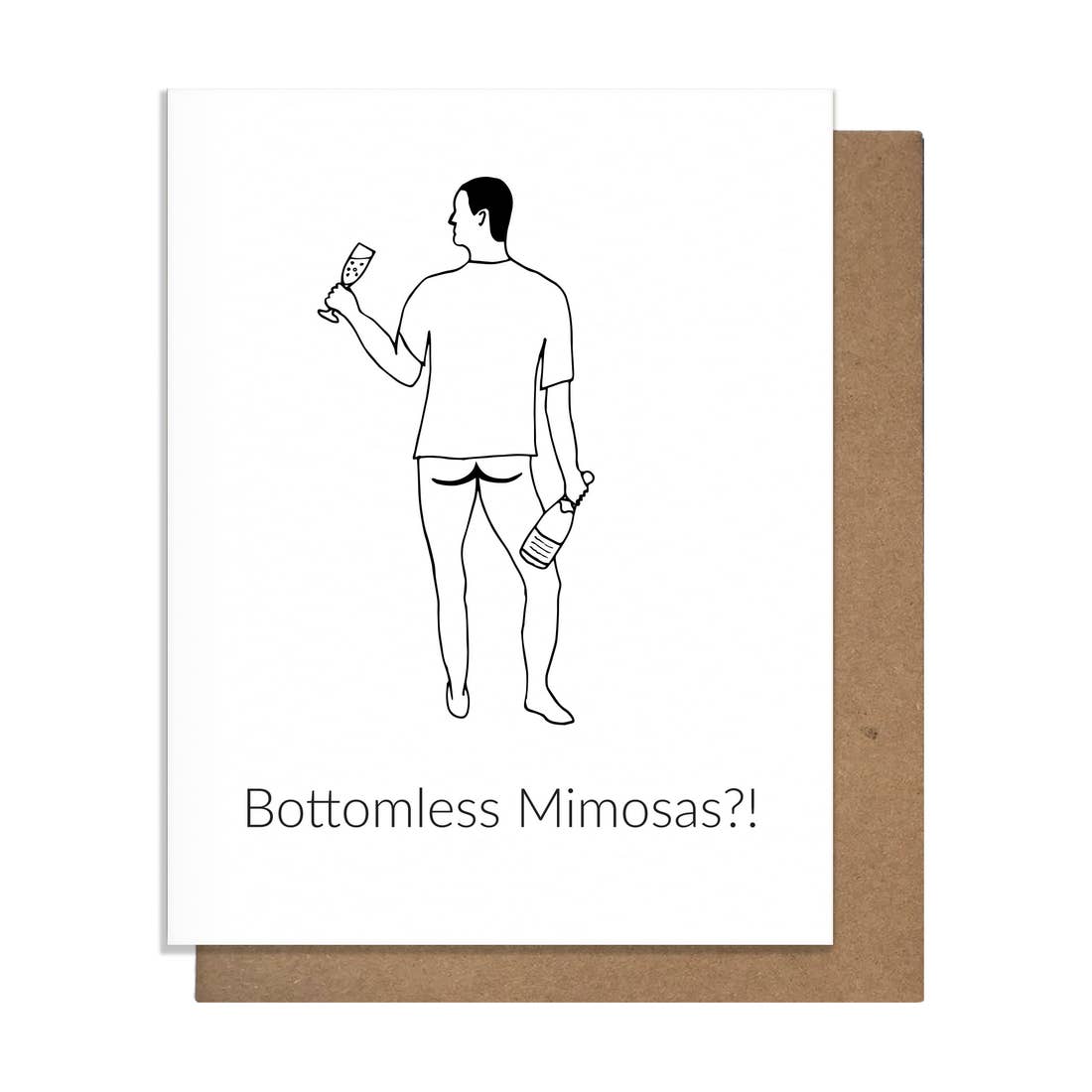 Bottomless Mimosas Card