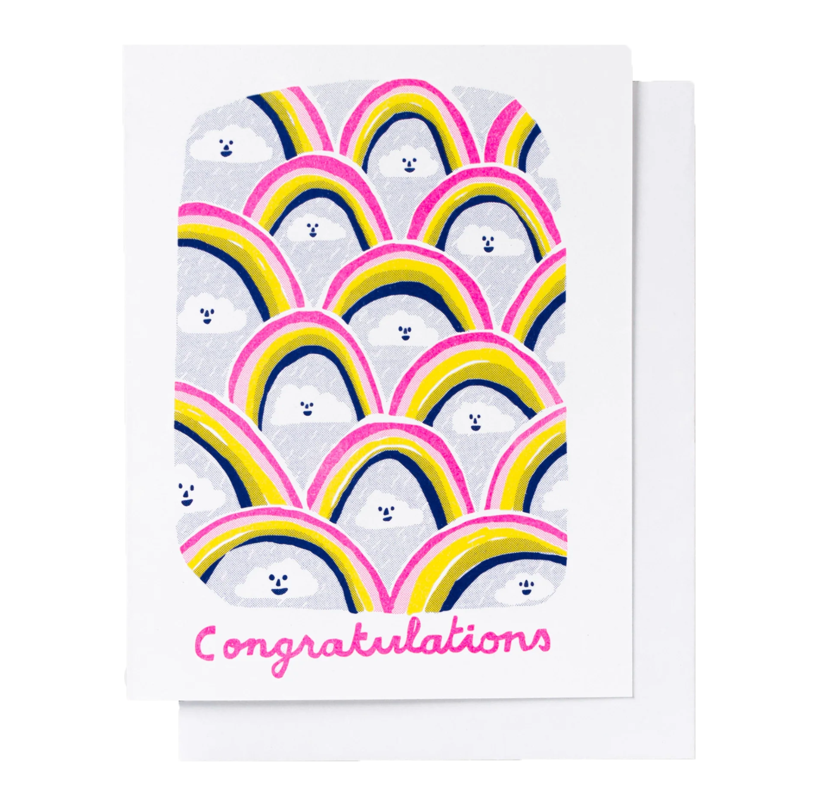 Congrats Clouds greeting card