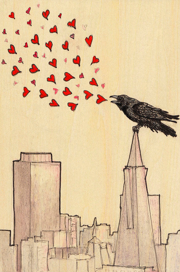 Crow Transamerica Art Print
