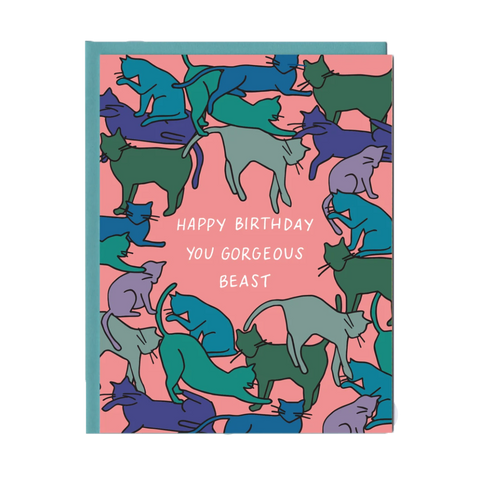 Gorgeous Beast Birthday Greeting Card