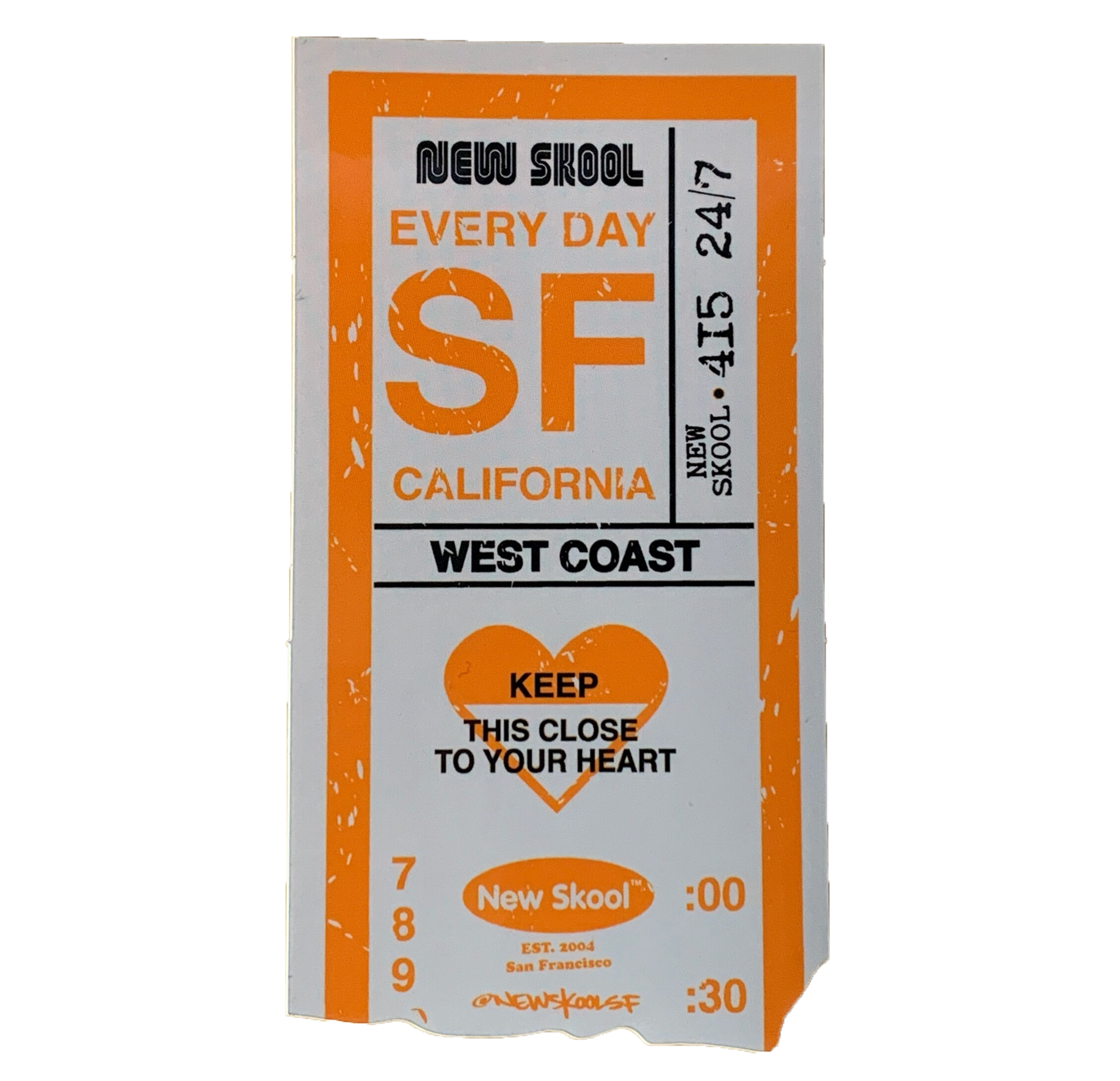 Muni Transfer sticker