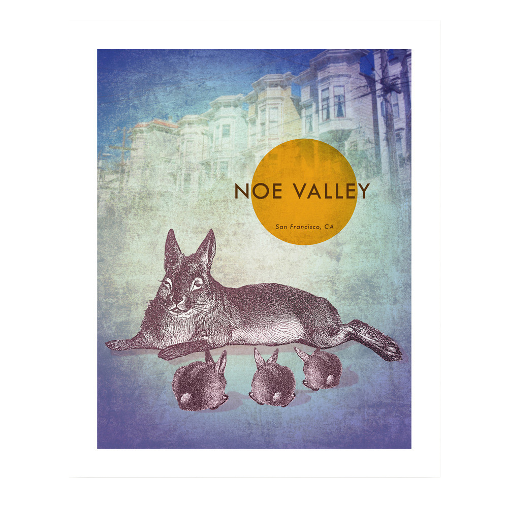 San Francisco Neighborhood Prints 13x16