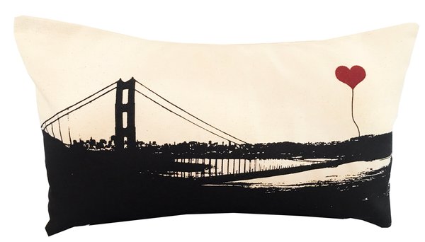 SF Lovers GGB rectangular pillow
