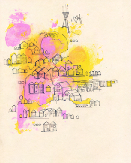 I Heart SF Art Print
