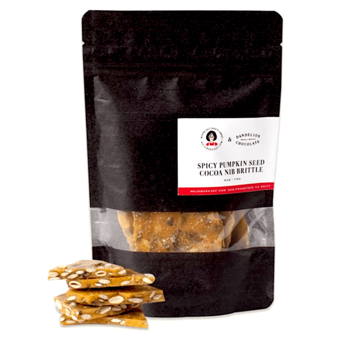Spicy Pumpkin Seed Cocoa Brittle