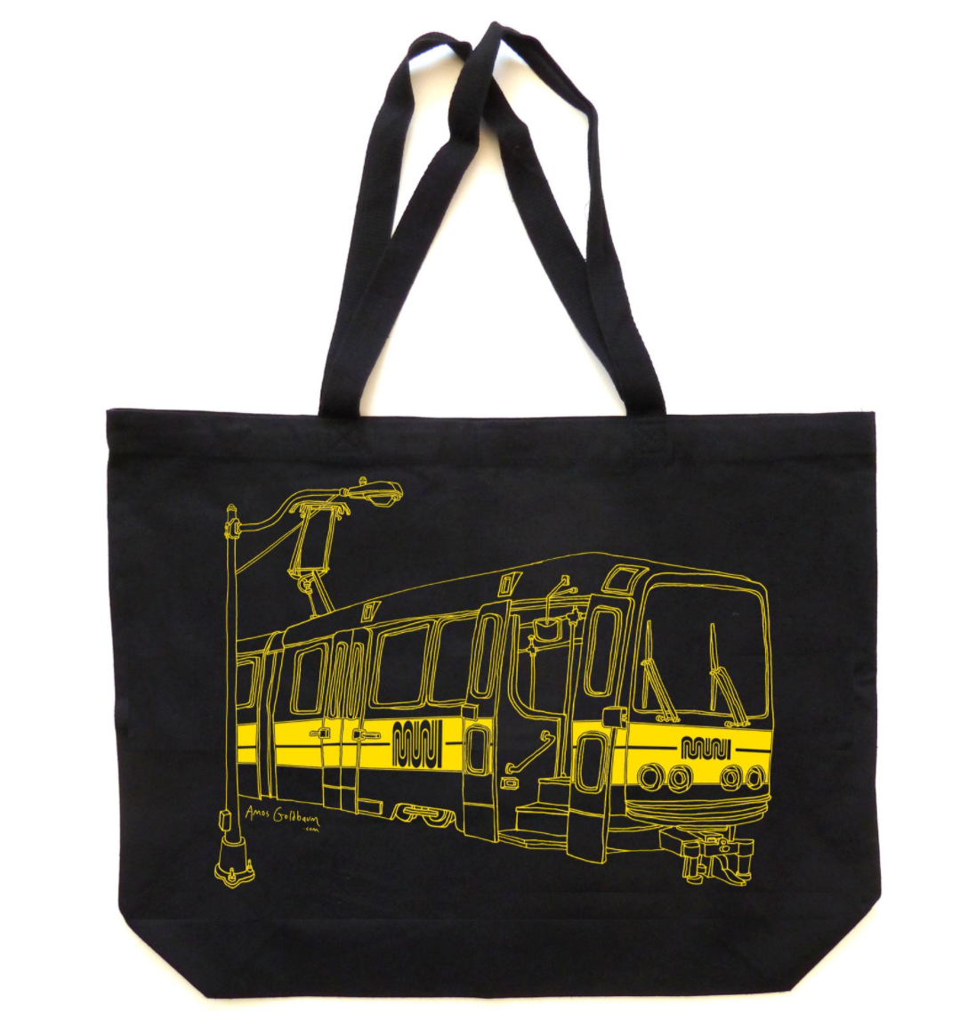Muni Bus Tote Bag