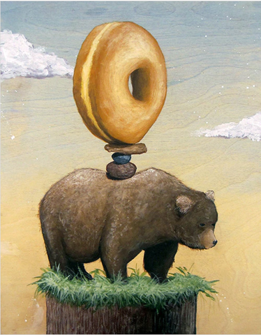 Hands Off My Donut Art Print