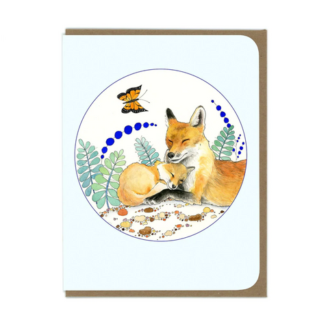 Fox Greeting Card