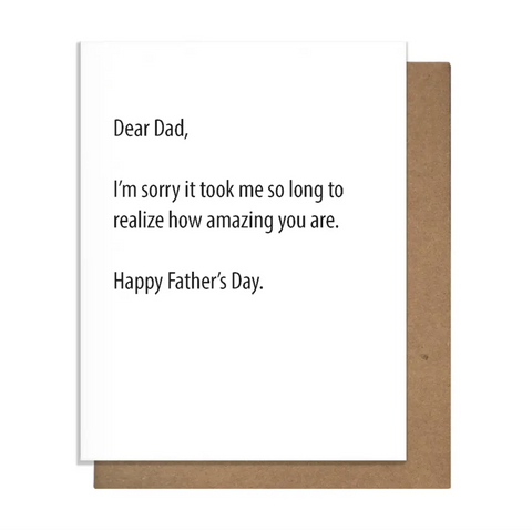 Amazing Dad Card