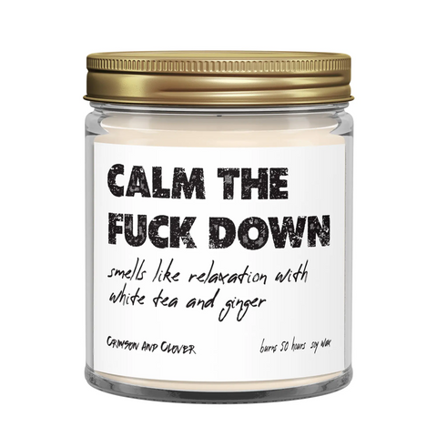 Calm Down candle