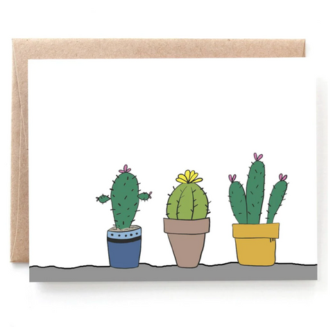 Cactus greeting card