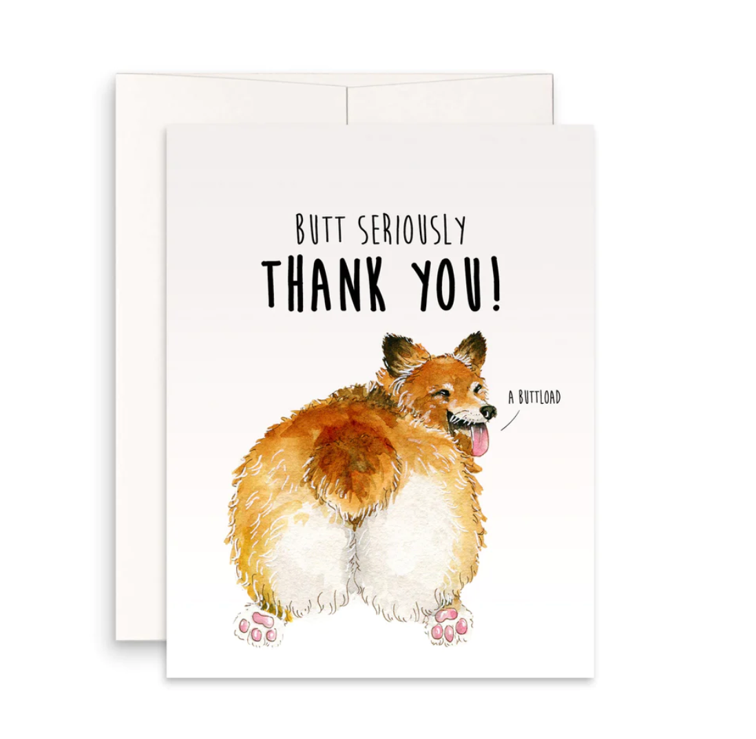 Corgi Butt card