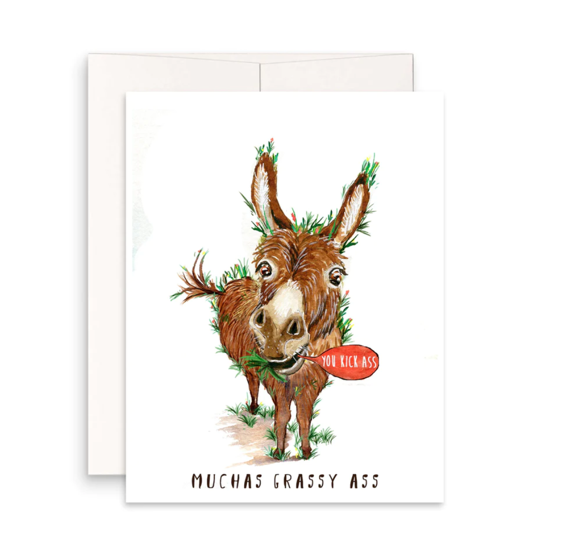 Grassy Ass card