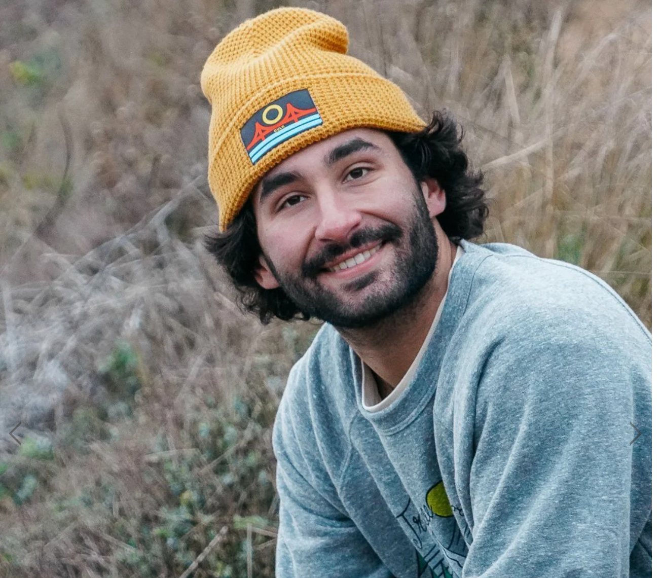 Minimal Bridge beanie - Mustard