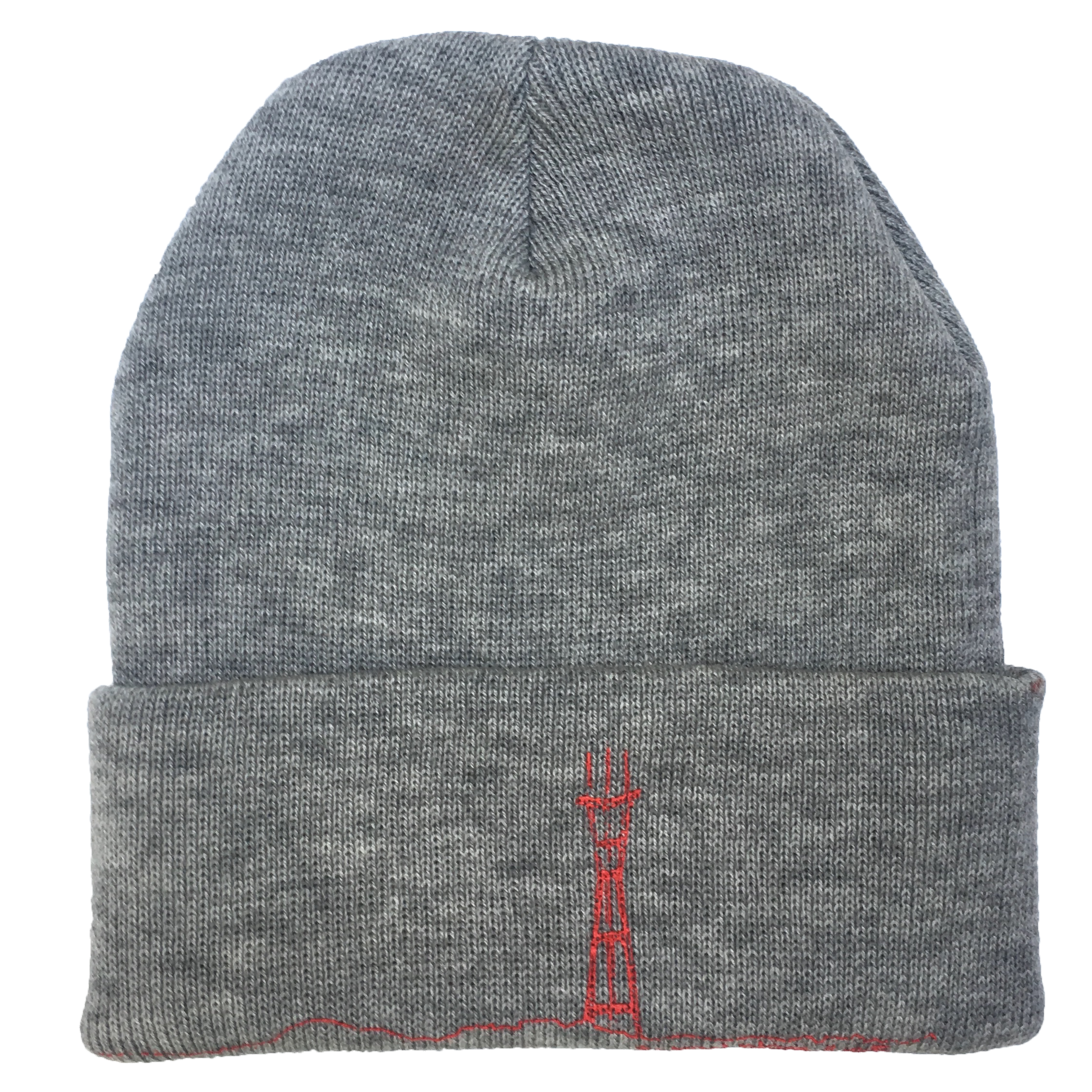 Sutro Tower Beanie - Heather Gray
