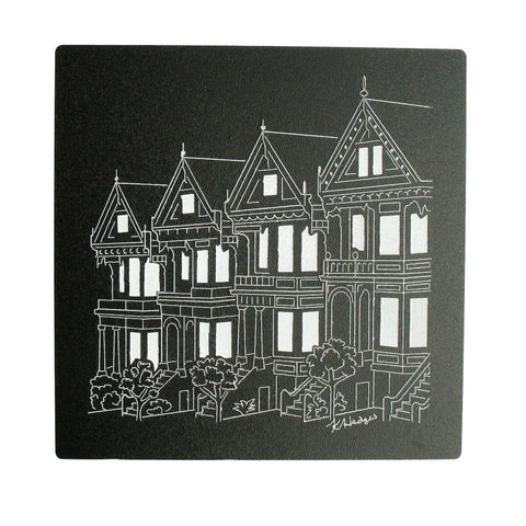 Victorian Houses Wall plaque
