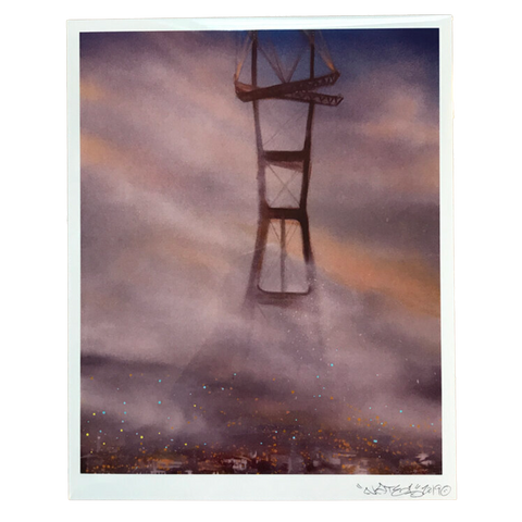 Foggy Sutro Art Print