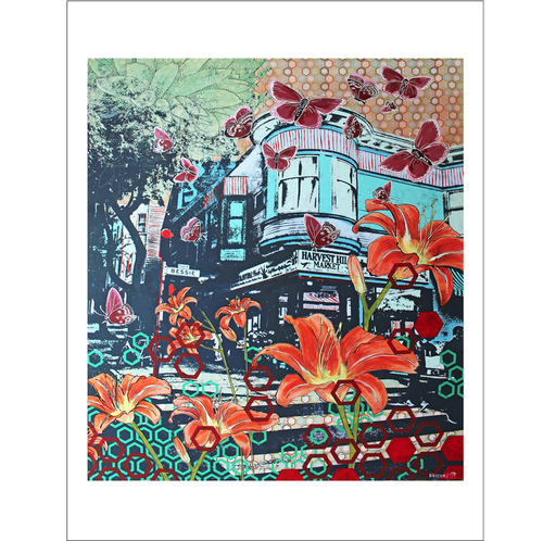 Neighborhood Flight art print