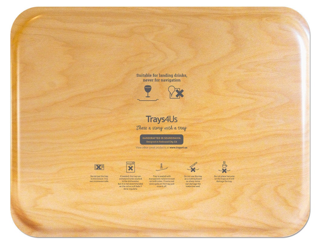 Illustrated SF Bay Breakfast tray