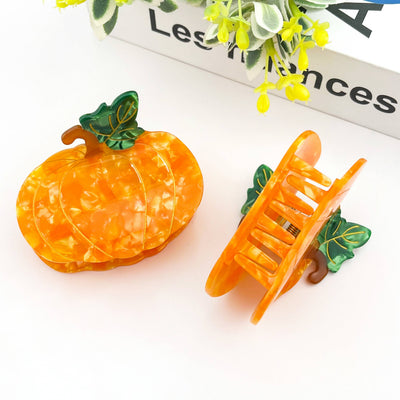 Pumpkin Marbled Orange Hair Claw