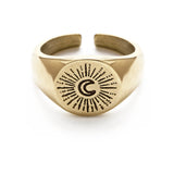 Luz de Luna Signet Ring