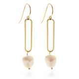 Pearl drop earrings