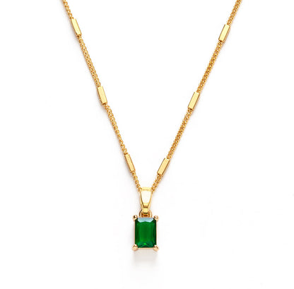 Emerald Gemstone Necklace